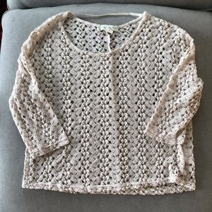 UO cream Lace top
